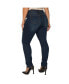 Фото #3 товара Plus Size Basic 5-Pocket Skinny Jeans