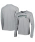 Фото #2 товара Men's Gray Michigan State Spartans Team Practice Performance Long Sleeve T-shirt