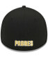 Фото #5 товара Men's Black San Diego Padres Logo 39THIRTY Flex Hat