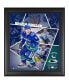Фото #1 товара Brock Boeser Vancouver Canucks Framed 15'' x 17'' Impact Player Collage with a Piece of Game-Used Puck - Limited Edition of 500