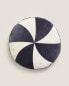 Фото #1 товара Children’s round velvet fuzzy cushion