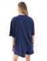 Фото #4 товара ASOS DESIGN oversized t-shirt with spray effect california graphic in navy