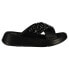 Шлепанцы Fitflop F-Mode Jewel-Deluxe Leather Flatform Crossslides Черный, 39 - фото #1