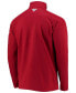 Men's Crimson Alabama Crimson Tide Terminal Tackle Fleece Raglan Omni-Shade Quarter-Zip Jacket