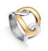 Фото #1 товара Luxusní tricolor prsten z oceli Chic 75310A01