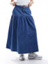 Фото #7 товара Nobody's Child Bamber full denim skirt in blue