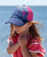 Фото #3 товара Shady Kids Adjustable Snap Back Mesh Palm Tree Trucker Hat