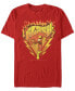 Фото #1 товара DC Men's The Flash Retro Fast as Lightning Logo Short Sleeve T-Shirt