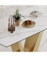 Фото #8 товара Sintered Stone Composite Glass Dining Table