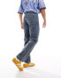 Фото #4 товара COLLUSION x005 mid rise straight leg jeans in lightwash