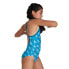 SPEEDO Flipper Phone Allover Vback Swimsuit