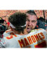 Фото #1 товара Постер Fanatics Authentic Travis Kelce и Patrick Mahomes Kansas City Chiefs Неподписанный Победители Чемпионата Супербоула LVII 16" x 20" Фотография.