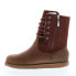 Emu Australia Agnes W12972 Womens Brown Suede Lace Up Casual Dress Boots