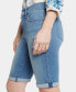 Фото #4 товара Women's 11" Briella Rolled Cuff Denim Shorts