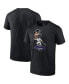 Фото #2 товара Men's Kris Bryant Black Colorado Rockies Bobblehead T-shirt