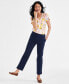 Фото #1 товара Women's Mid-Rise Straight Leg Chino Pants, Created for Macy's