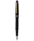 Фото #1 товара Meisterstück Classique Black Resin & Gold-Coated Fountain Pen