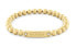 Фото #1 товара Gold plated beaded bracelet for women Metal Beads 2780935