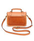 ფოტო #9 პროდუქტის Women's Genuine Leather Alder Mini Satchel Bag