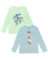 ფოტო #1 პროდუქტის Toddler Boys Pixar Toy Story Buzz Lightyear 2 Pack Long Sleeve T-Shirts to