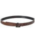 Ferragamo Fixed Gancini Twist Leather Belt Men's