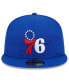 Фото #2 товара Men's Royal Philadelphia 76ers 2023 NBA Draft 59FIFTY Fitted Hat
