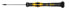 Wera 1555 PZ ESD Kraftform Micro screwdriver for Pozidriv screws - 13 mm - 17.7 cm - 13 mm - Black/Yellow