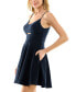 ფოტო #4 პროდუქტის Juniors' Cutout Midriff Party Dress