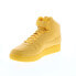 Fila A-High 1CM00540-701 Mens Yellow Leather Lifestyle Sneakers Shoes