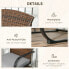 Фото #8 товара Набор садовой мебели Outsunny Rattan Bistro Set 863-109V00BN