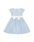 Фото #7 товара Платье для малышей Hope & Henry с коротким рукавом и воротником "Питер Пэн"