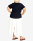 Plus Size Brittany V-neck Top