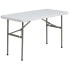 Фото #1 товара 24''W X 48''L Granite White Plastic Folding Table