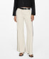 ფოტო #1 პროდუქტის Women's Wideleg Striped Pants