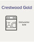 Crestwood Gold Covered Vegetable Bowl