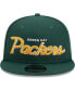 Фото #3 товара Men's Green Green Bay Packers Main Script 9FIFTY Snapback Hat