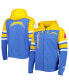 Фото #1 товара Men's Royal Los Angeles Chargers Extreme Full-Zip Hoodie Jacket