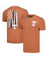 Фото #1 товара Men's Texas Orange Texas Longhorns Baseball Flag Comfort Colors T-Shirt