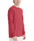 Фото #13 товара Unisex Garment Dyed Long Sleeve Cotton T-Shirt