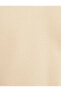 Dik Yaka Sweatshirt Çıtçıt Düğme Detaylı Uzun Kollu Şardonlu