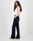 Juniors' Super-High-Rise Split-Seam Flare-Leg Jeans, Created for Macy's