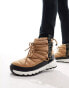 Фото #2 товара The North Face Thermoball insulated lace up boots in beige and black