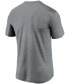Фото #2 товара Men's Heathered Charcoal Tennessee Titans Logo Essential Legend Performance T-shirt