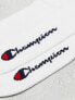 Champion crew socks in white 3 pack