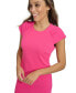 ფოტო #9 პროდუქტის Women's Short-Sleeve Scuba-Crepe Sheath Dress