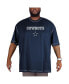 Фото #1 товара Men's Navy Dallas Cowboys Third Down Big and Tall Puff Print T-shirt