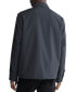 Men's Seersucker Long Sleeve Zip-Front Shirt-Jacket