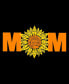 Women's Word Art Mom Sunflower Short Sleeve T-shirt