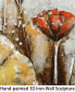 Water Lilly Pads 1 Mixed Media Iron Hand Painted Dimensional Wall Art, 36" x 48" x 2.4"