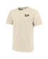Фото #2 товара Men's Cream Distressed Vanderbilt Commodores Baseball Throwback Comfort Color T-Shirt